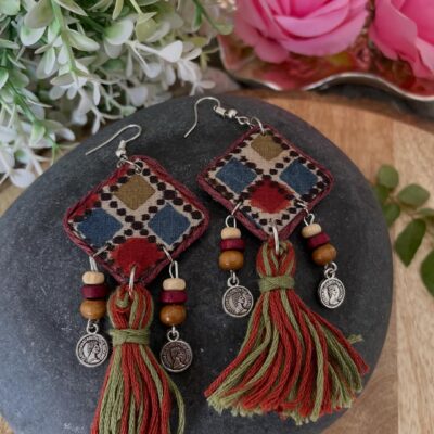 Harlequin Patchwork & Tassel Statements
