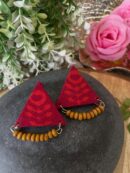 Crimson Geometric Triangles