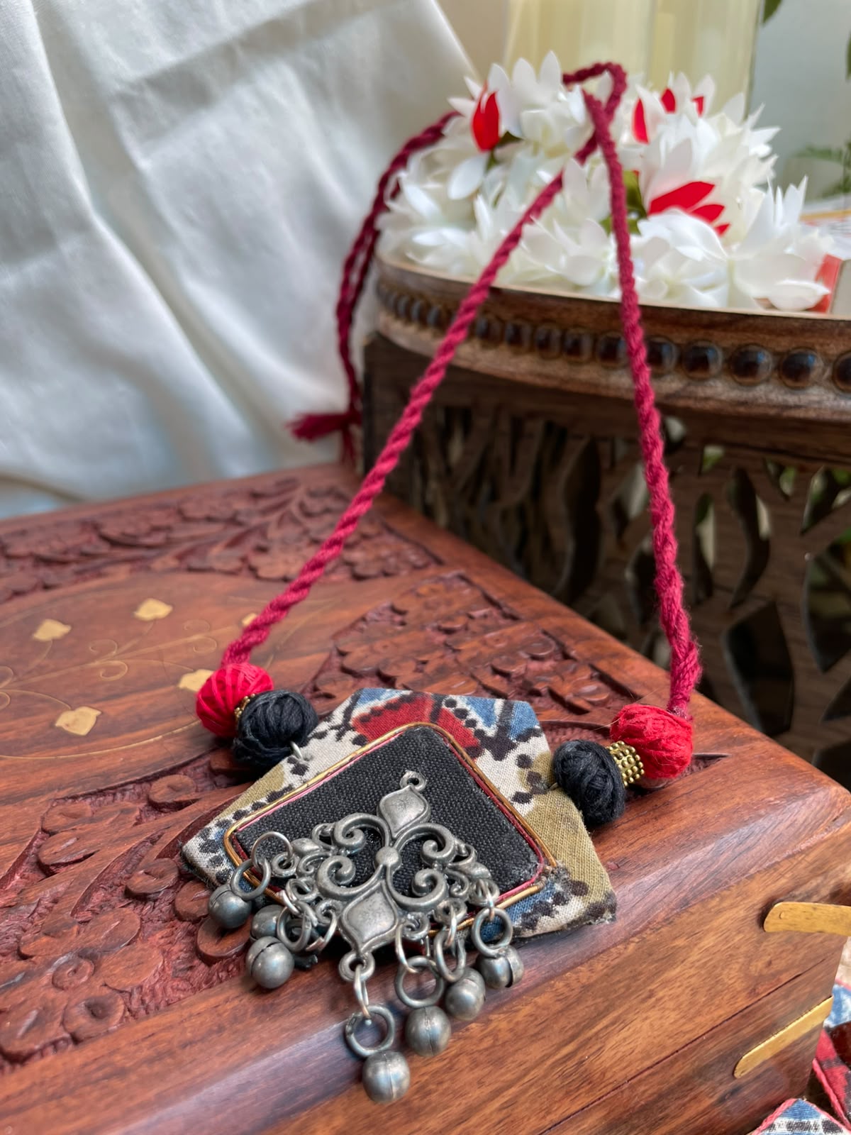 Aranya Fabric Choker - Image 6