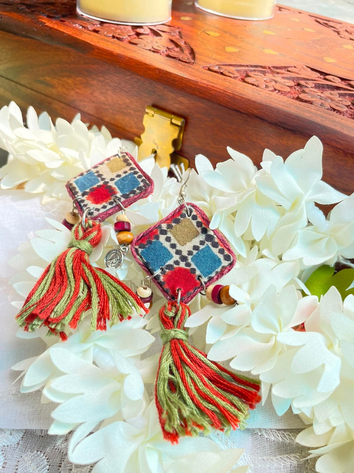 Harlequin Patchwork & Tassel Statements - Image 4