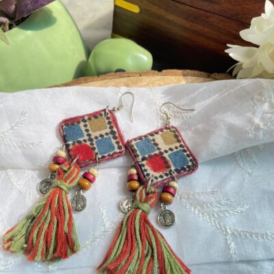 Harlequin Patchwork & Tassel Statements