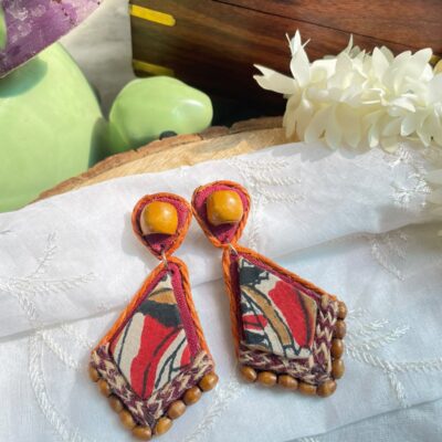 Abstract Batik Diamond Drops