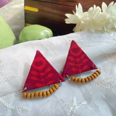 Crimson Geometric Triangles