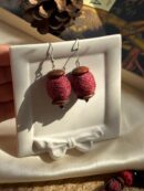 Maroon Jute Beaded