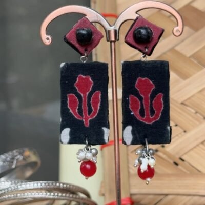 Kashi Ajrakh Earrings