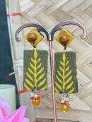Pankhuri Ajrakh Earrings