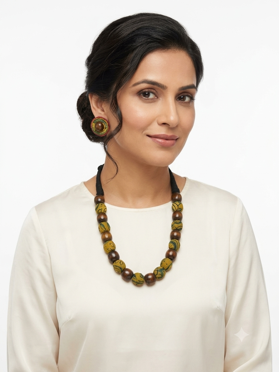 Swarn necklace and earring set - Image 2