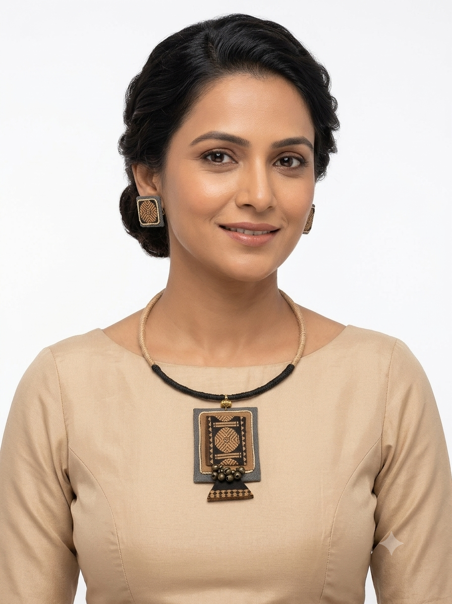Aradhya Hasli & Earrings Set - Image 2