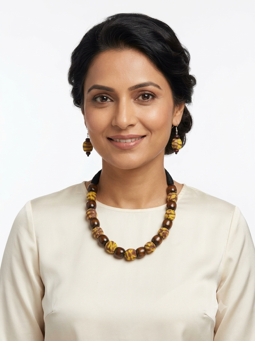 Suvarna Necklace and Earring Set - Image 2
