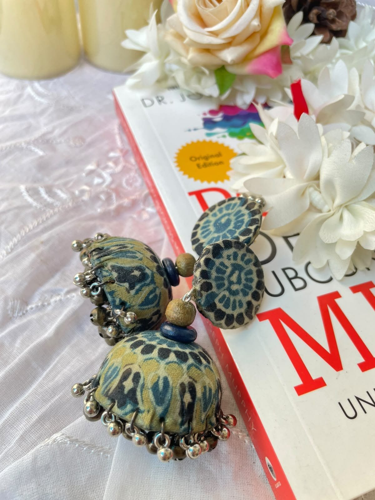 Nilofer Ajrakh Jhumka - Image 4