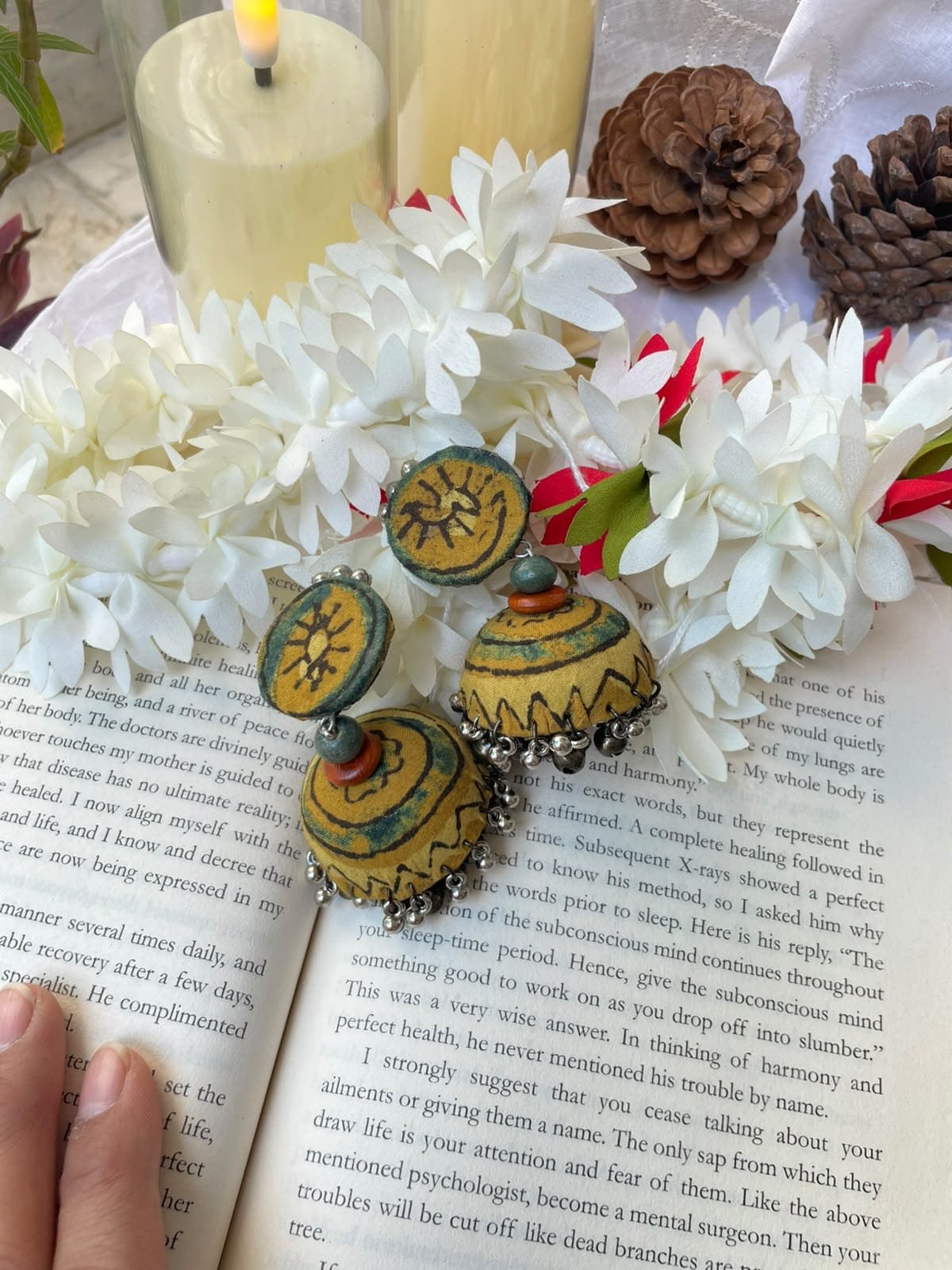 Avani Ajrakh Jhumkas - Image 5