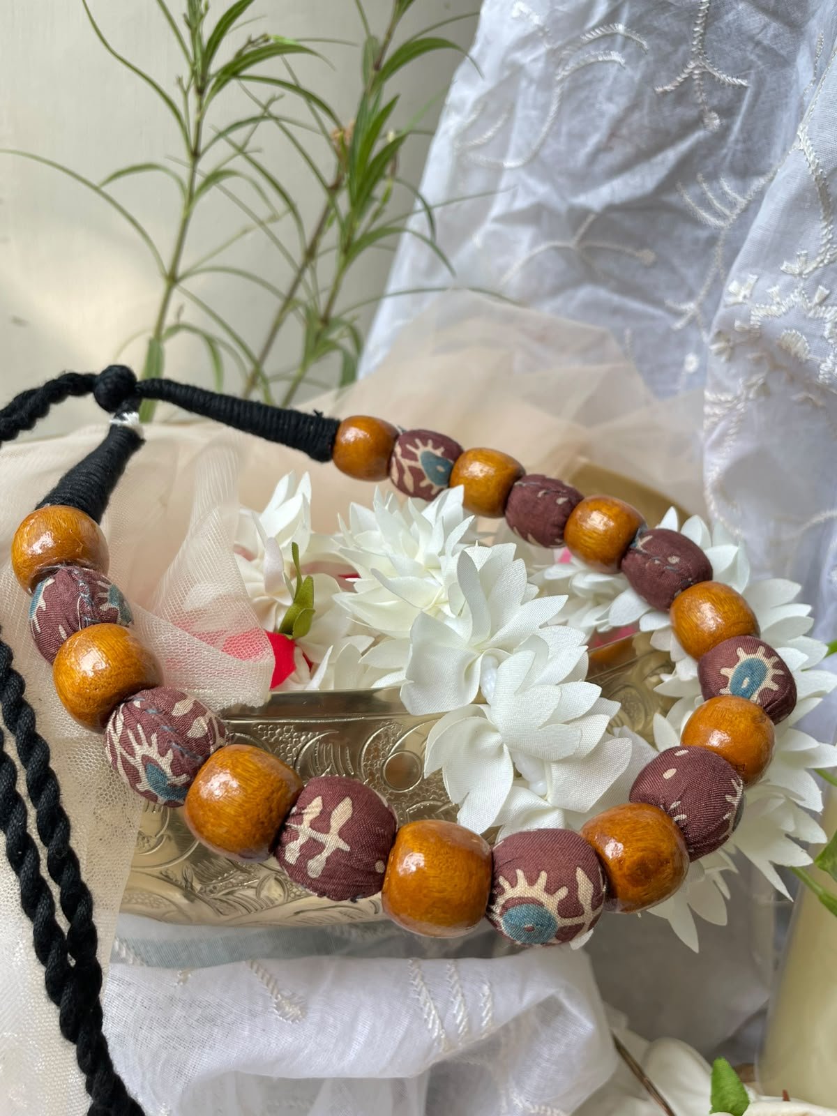 Dharohar -Necklace, Earring and Handcuff set - Image 3