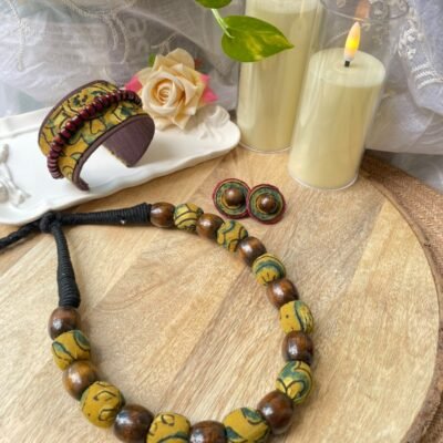 Swarn - Necklace, Earring and Handcuff set