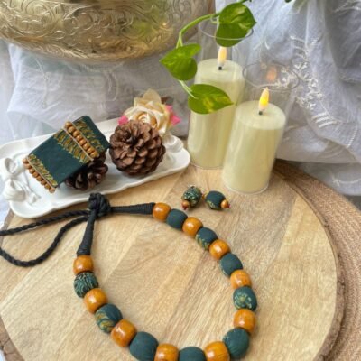 Prakriti-Necklace, Earring and Handcuff set