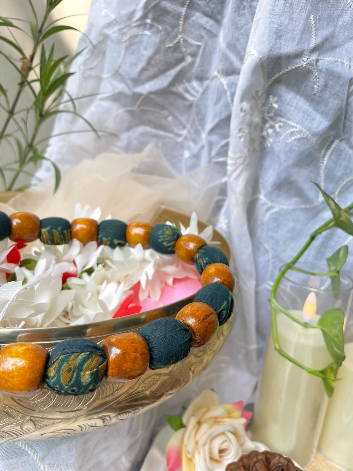 Prakriti-Necklace, Earring and Handcuff set - Image 5