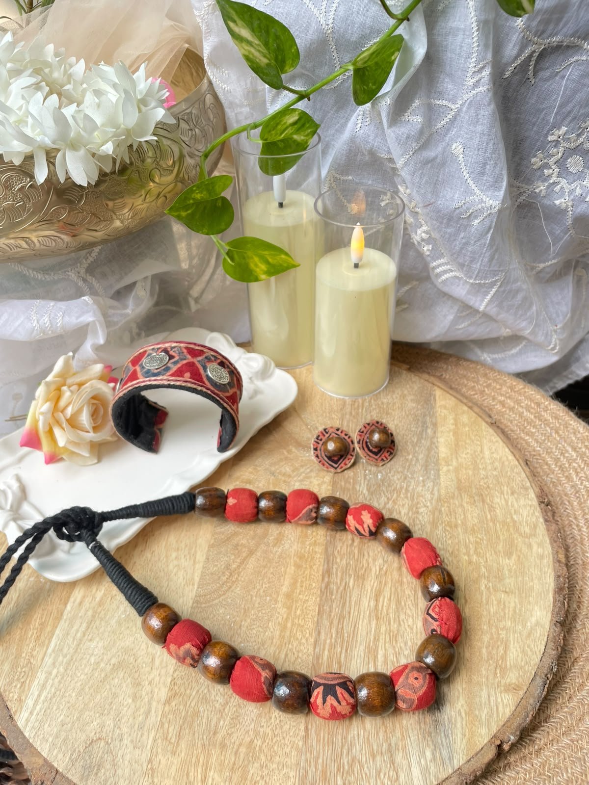 Tamra- Necklace, Earring and Handcuff set - Image 4