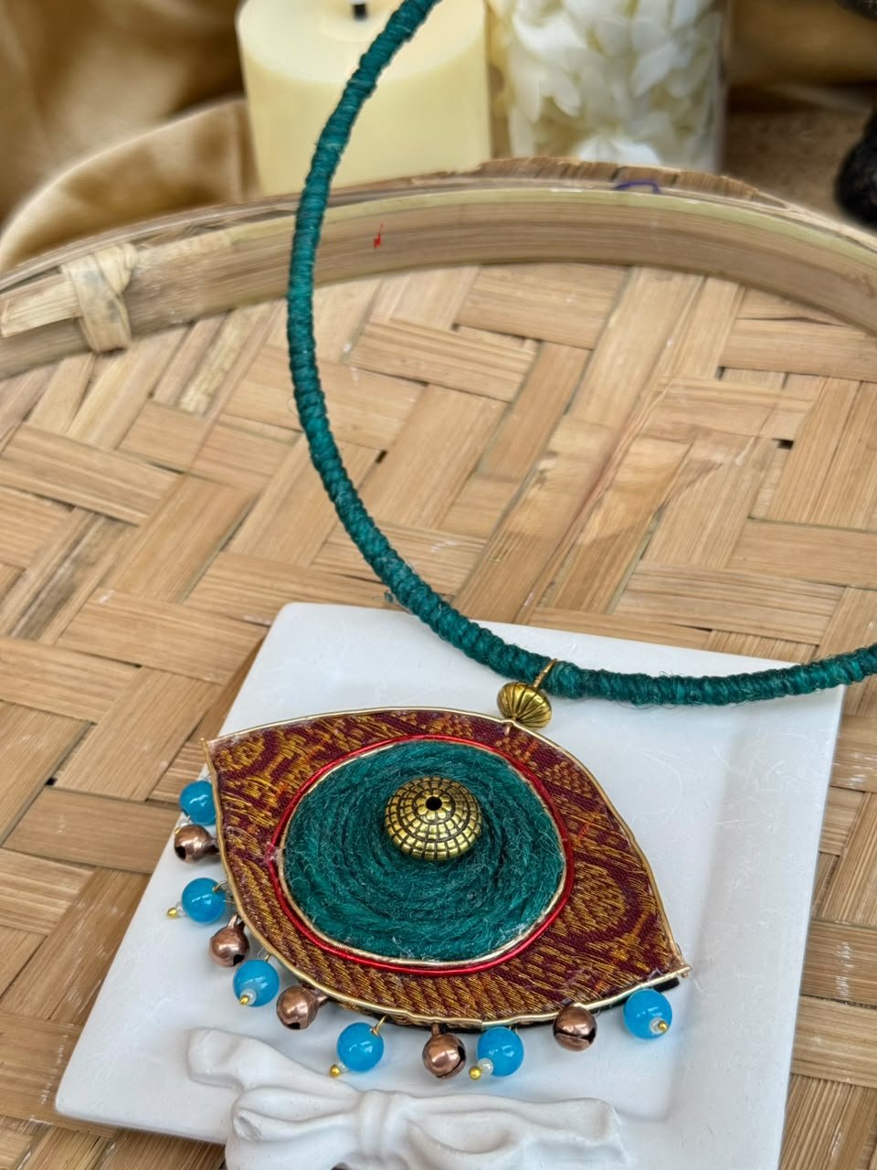 Nazar-e-Khas Hasli Necklace and Earrings set - Image 3