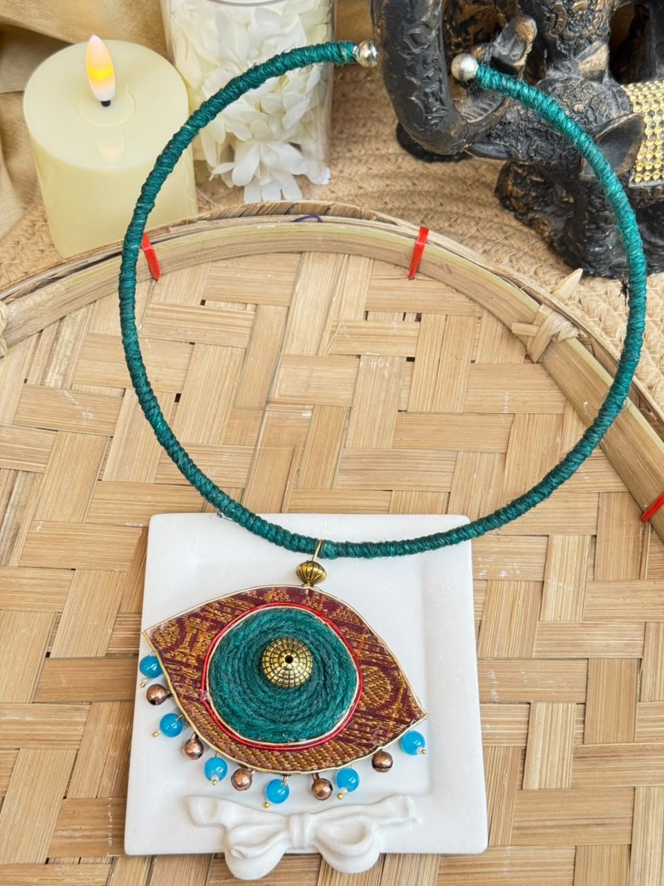 Nazar-e-Khas Hasli Necklace and Earrings set - Image 4