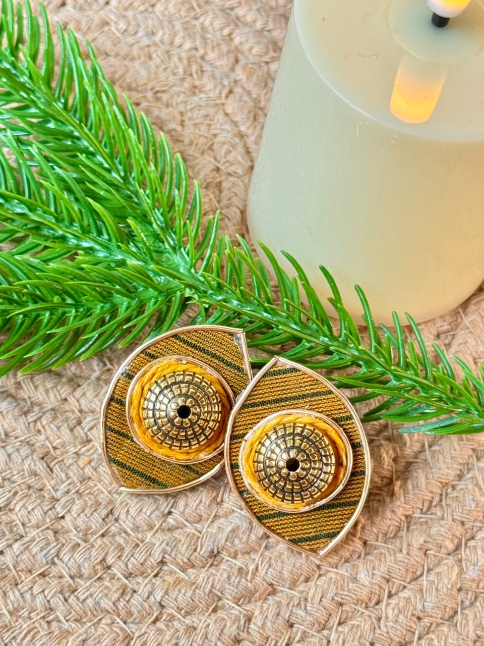 Nazar-e-Swarn Earring Studs - Image 5